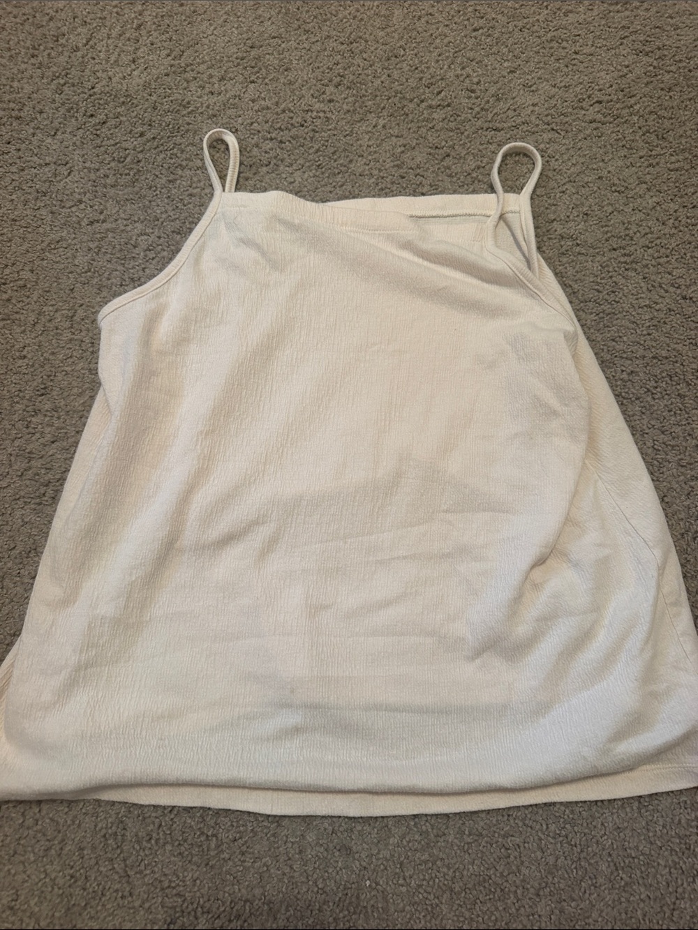 LOFT Cream Spaghetti Strap Camisole - Picture 1 of 3